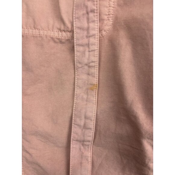 Veronica Beard Jeans Womens 29 Pink Rinley Cropped High Rise Button Fly Made USA - Picture 7 of 9